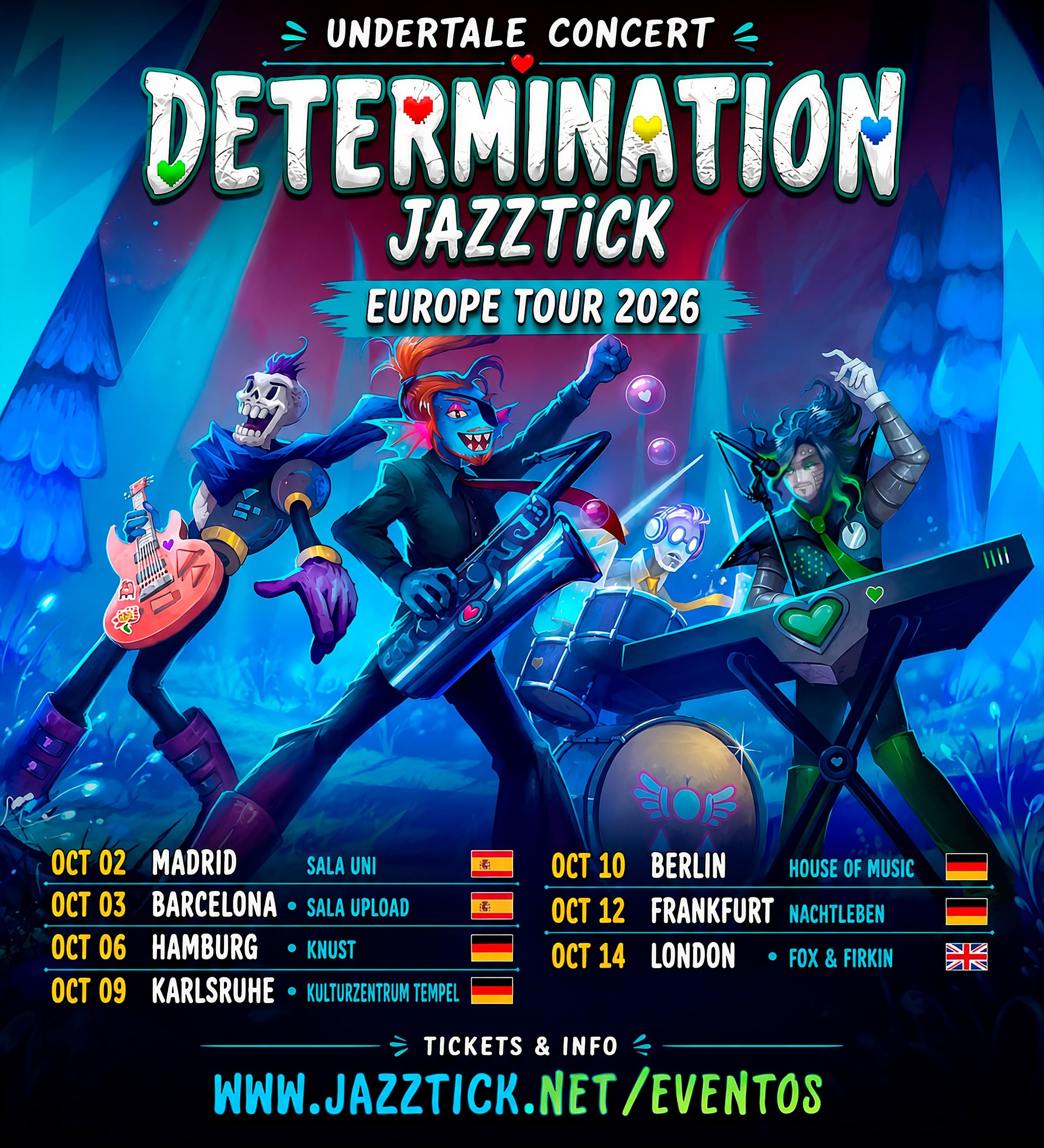 Gira Europa 2026 — Determination
