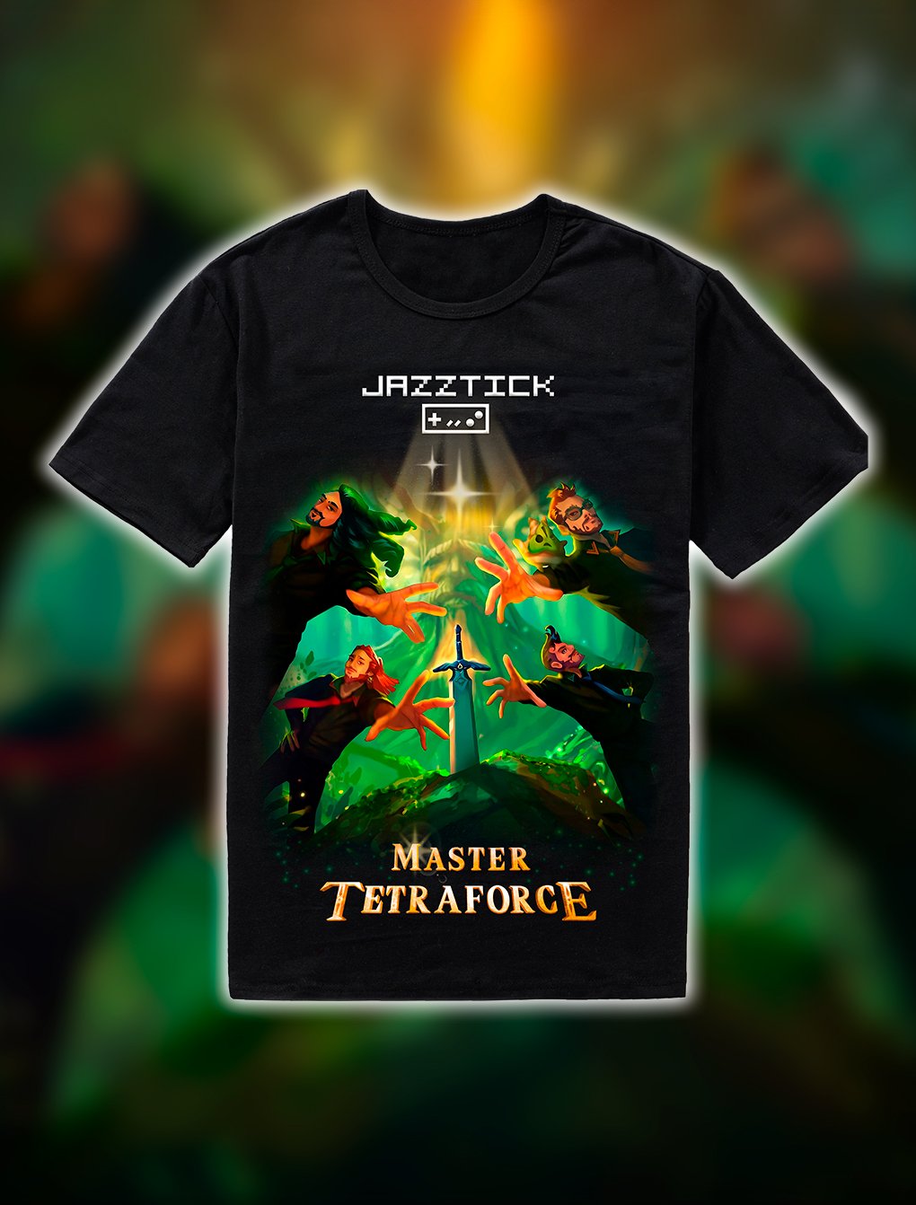 Polera "Master Tetraforce" (TLOZ)
