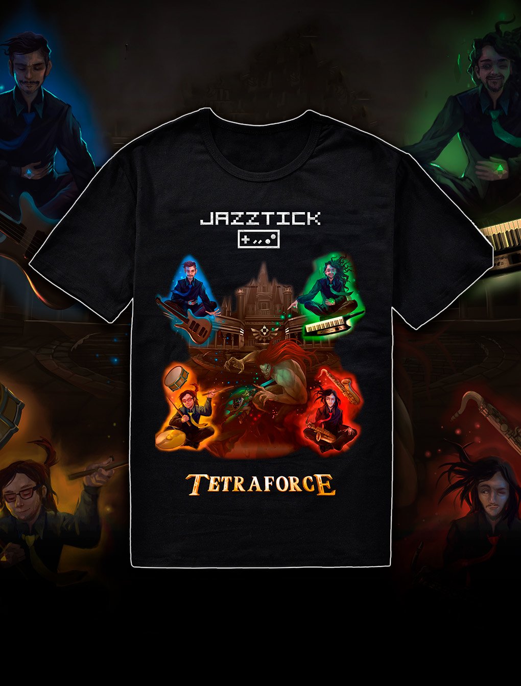 Polera "Tetraforce" (The Legend of Zelda)